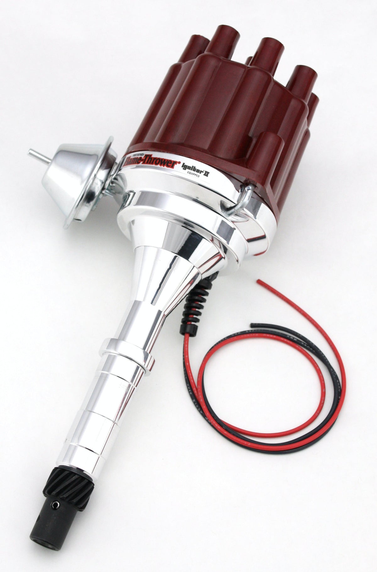PerTronix D160701 Elec Dist Billet AMC V8 w/Ignitor II Vac Adv. Red Cap