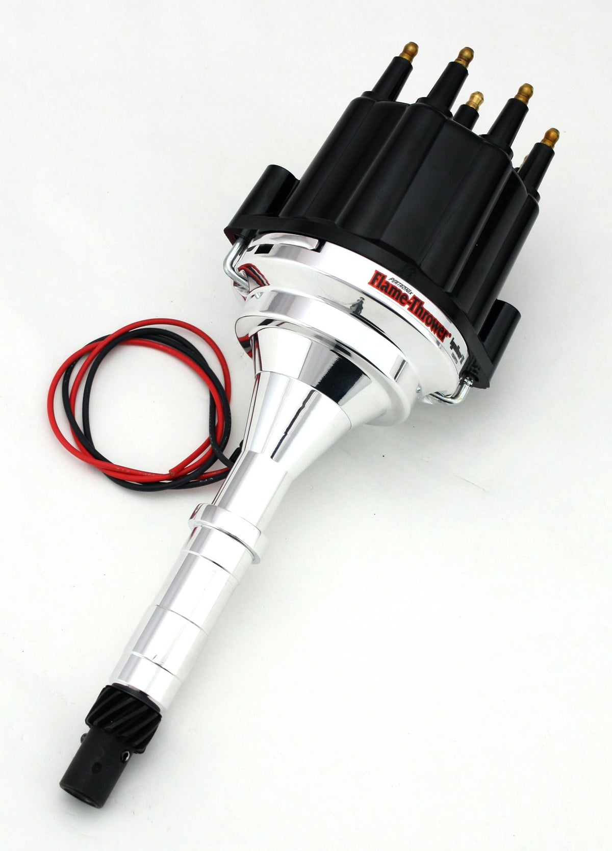 PerTronix D160810 Elec Dist Billet AMC V8 w/Ignitor II Non Vac Adv. Black Male Cap