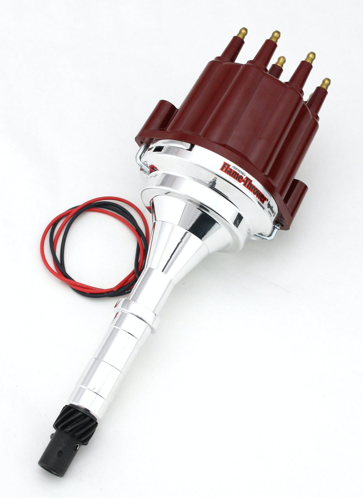 PerTronix D160811 Elec Dist Billet AMC V8 w/Ignitor II Non Vac Adv. Red Male Cap