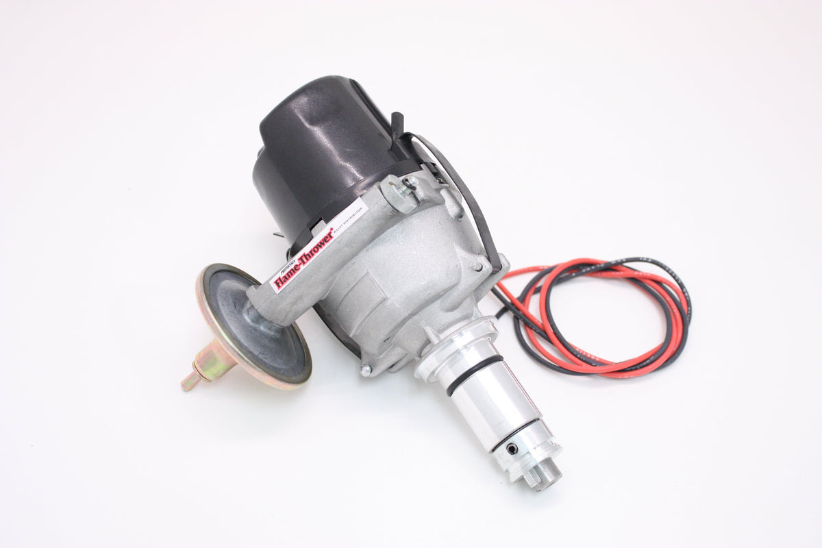 PerTronix D172409 Elec Dist Cast British 25D 4 cyl w/Ignitor Vac Adv. Side Cap