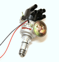 PerTronix D176609 Elec Dist Cast British 4 cyl w/Ignitor Vac Adv. Side Cap