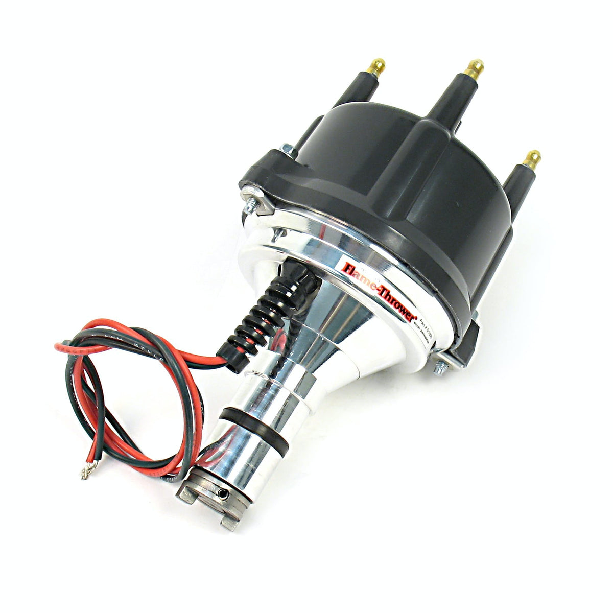 PerTronix D180810 Elec Dist Billet VW Type 1 Engine w/Ignitor II Non Vac Black Cap