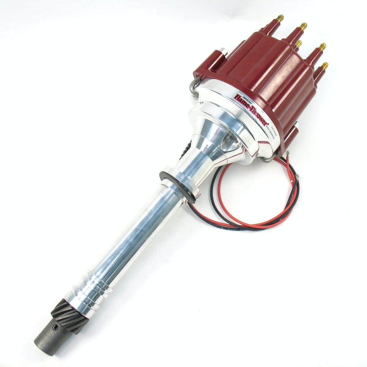 PerTronix D200811 Elec Dist Billet Marine Chevy SB/BB w/Ignitor II Red Cap Male