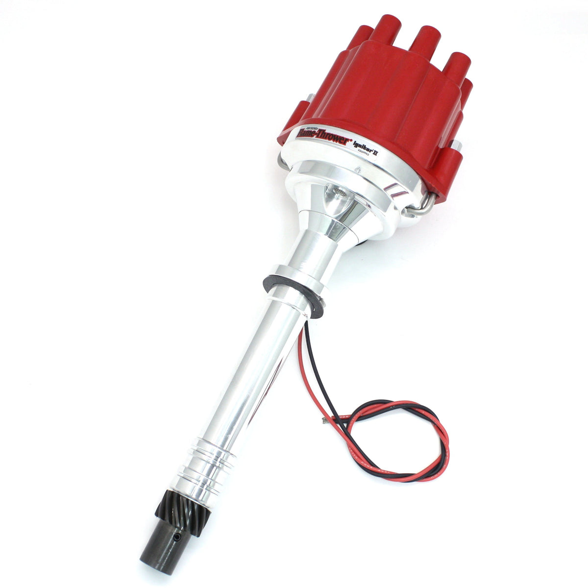PerTronix D209801 Elec Dist Billet Marine Chevy SB/BB w/Ignitor II Opposite Rotation Eng Red Cap