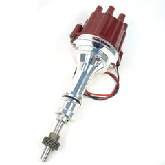 PerTronix D230801 Electronic Dist Billet Marine Ford 302 with Ignitor II Red Cap