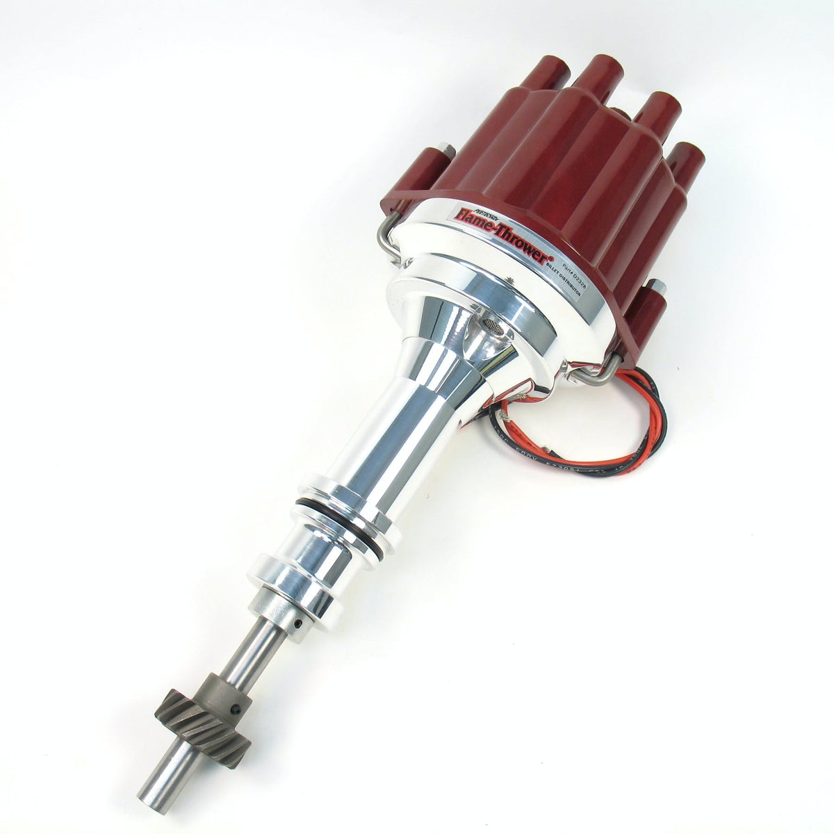 PerTronix D232801 Electronic Dist Billet Marine Ford 351C with Ignitor II Red Cap
