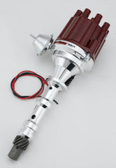 PerTronix D7101701 D7101701 Elec Dist Billet Chevy 409 w/Ignitor III Vac Adv Red Cap