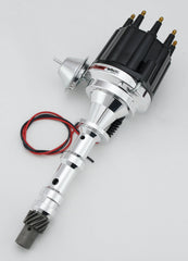 PerTronix D7101710 D7101710 Elec Dist Billet Chevy 409 w/Ignitor III Vac Adv Black Male Cap
