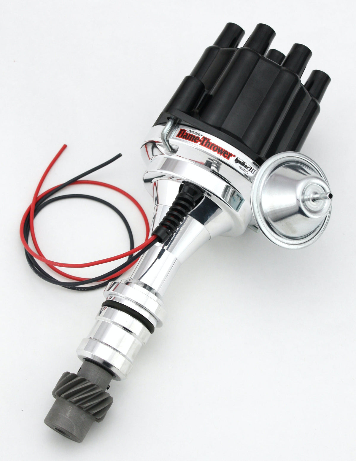 PerTronix D7110700 D7110700 Elec Dist Billet Olds V8 w/Ignitor III Vac Adv Black Cap