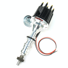 PerTronix D7133710 D7133710 Elec Dist Billet Ford FE 352-428 w/Ignitor III Vac Adv Black Male Cap