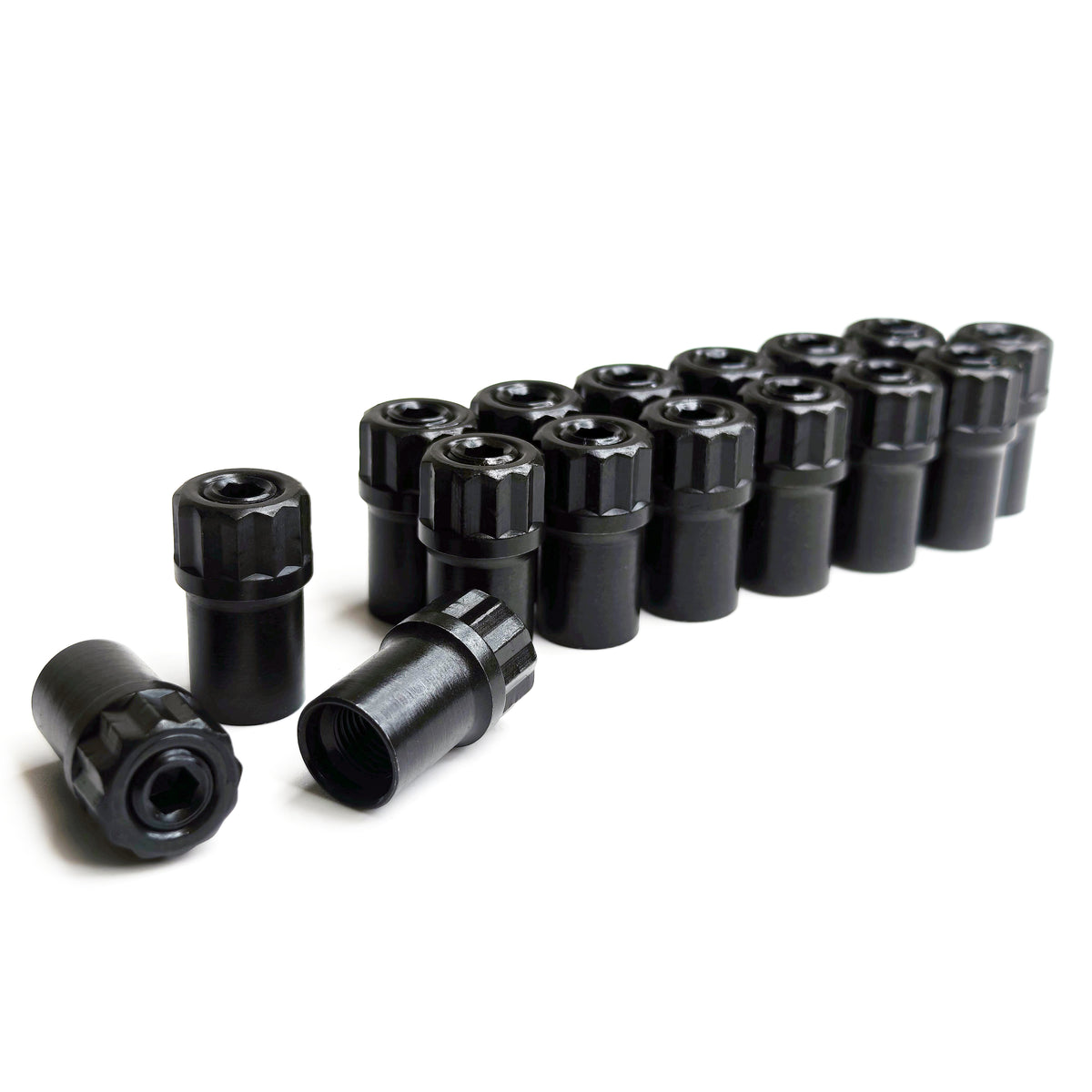 PRW POLYLOCK 3/8" Stud 12 Point .550" OD shank  Set of 16 - 1200123