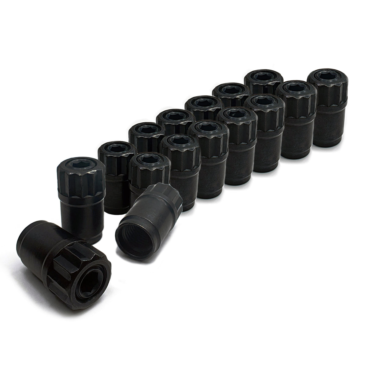 PRW POLYLOCK 7/16" Stud 12 Point .600" OD shank with .550 Undercut Set of 16 - 1200127