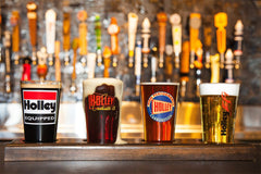 Holley 36-433 16oz Pub Glasses Assortment w/Holley EFI Logo 4PK