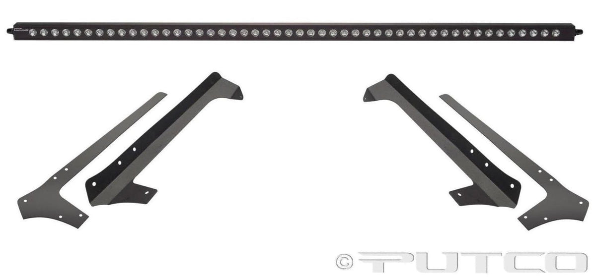 Putco 10050JK Jeep Wrangler JK - 50 inch Luminix Light Bar with Roof Bracket