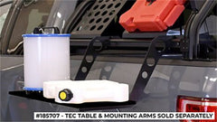 Putco 185707 TEC Table with Mounting Arms