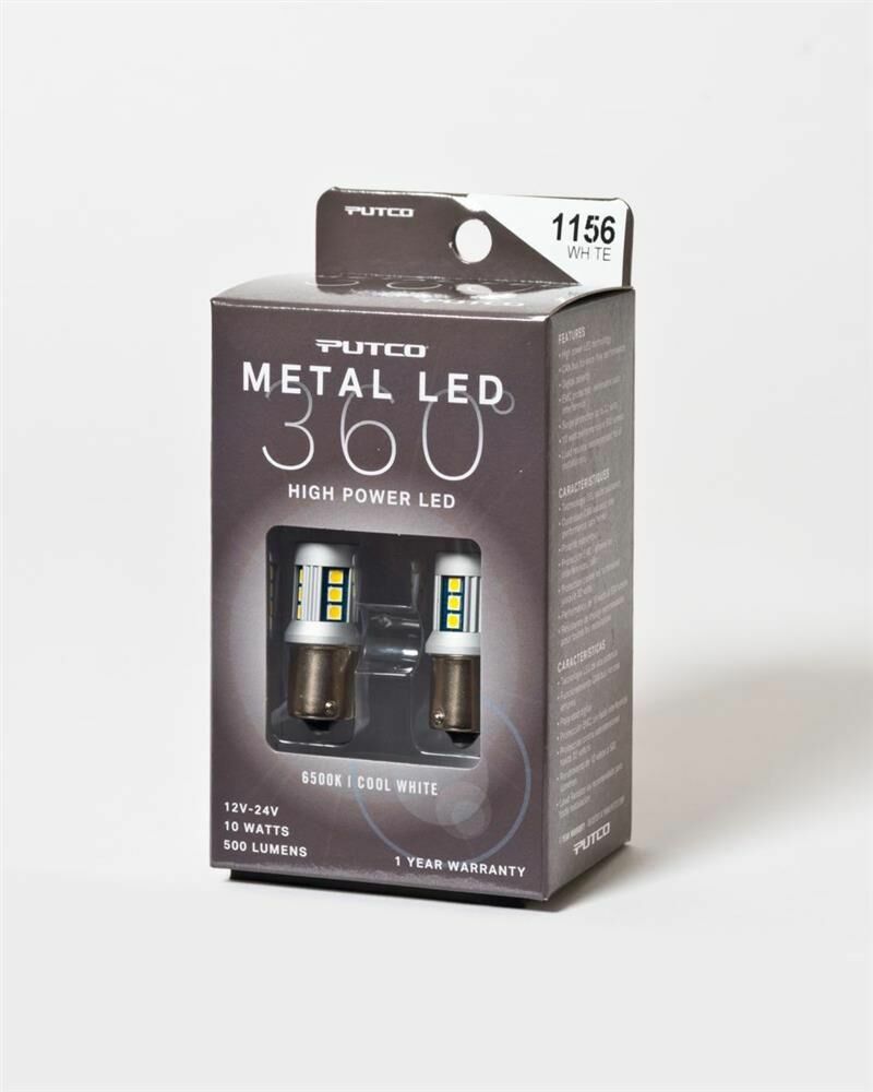 Putco 341156W-360 1156 - White Plasma LED