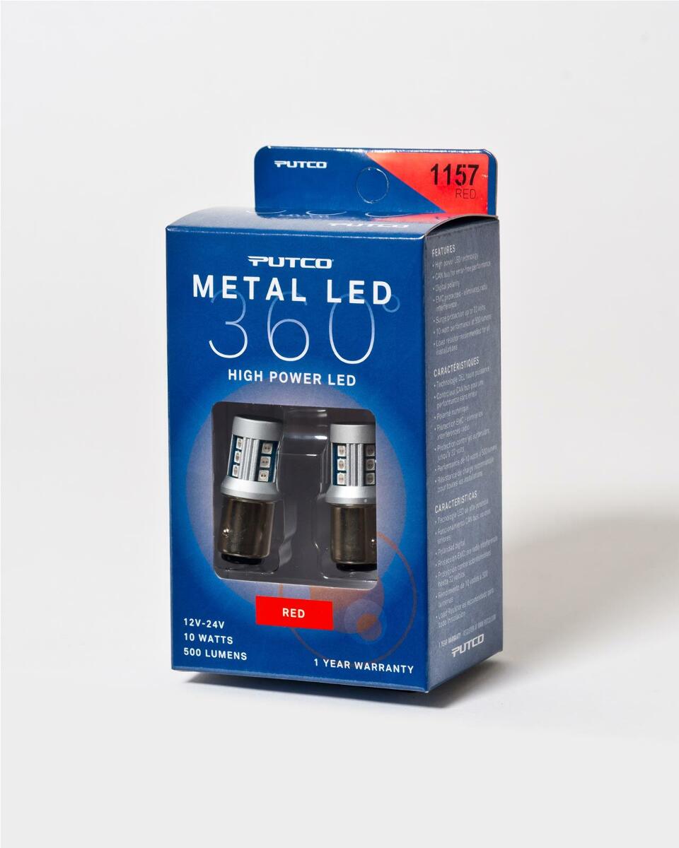 Putco 341157R-360 1157 - Red Plasma LED