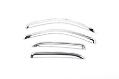 Putco 480011 Element Chrome Window Visor, Set of 4