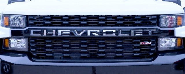 Putco 55552GM Chevrolet Silverado LD - Grille Letters - Stainless Steel