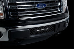 Putco 85182L EcoBoost Grille Black Stainless Steel Diamond and 10 inch Luminix Light Bar