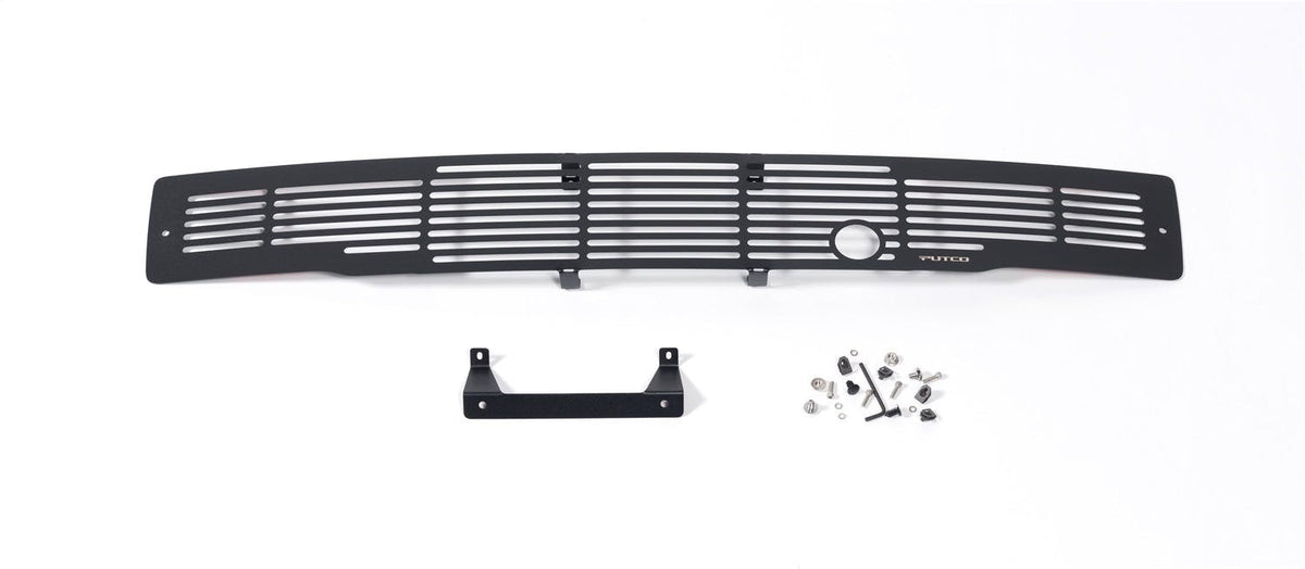 Putco 87160FP Stainless Steel Black Bar Design Bumper Insert with Heater Plug