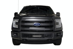 Putco 87160L Stainless Steel Black Bar Design Bumper Insert w/10 inch Luminix Light Bar