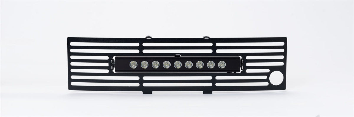Putco 87182FPL EcoBoost Grille Black Stainless Steel Bar with Heater Plug Opening