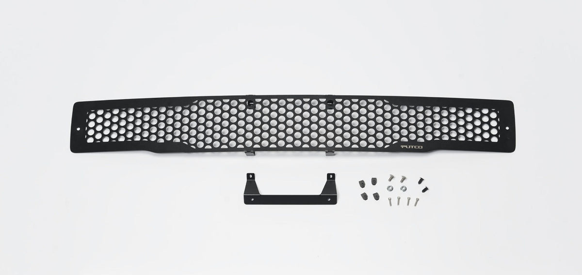 Putco 88160 Stainless Steel Black Punch Design Bumper Insert