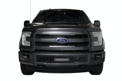 Putco 88160L Stainless Steel Black Punch Design Bumper Insert w/ 10 inch Luminix Light bar