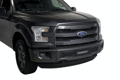 Putco 88160L Stainless Steel Black Punch Design Bumper Insert w/ 10 inch Luminix Light bar