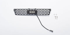 Putco 88196L Stainless Steel Black Punch Design Bumper Grille with 6 inch Flush Luminix Light Bar