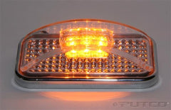 Putco 900003 Universal Side Marker - Amber LED w/Clear Lens ( 2pcs - 2 inch x 4 inch)