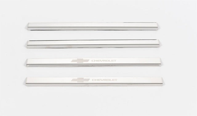 Putco 95171GM-1 GM Stainless Steel Door Sill with Chevrolet Etching