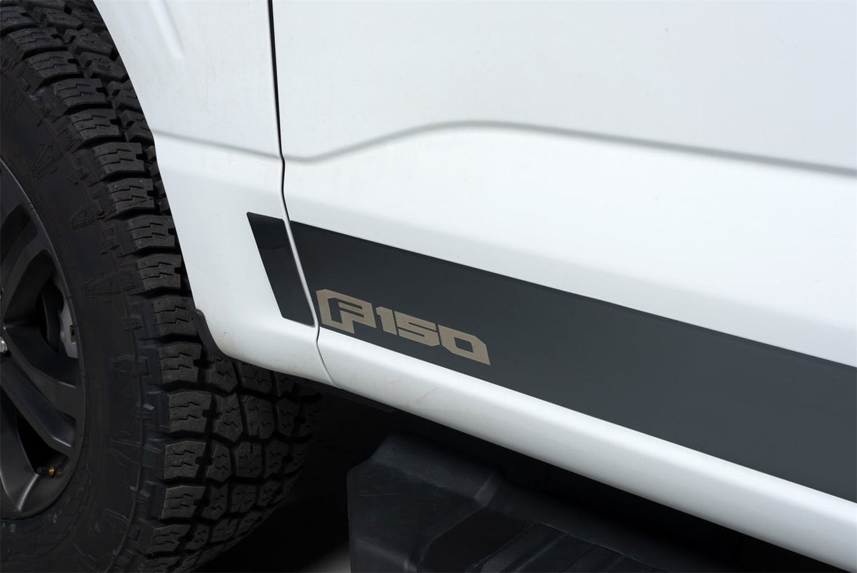 Putco 9751473BPFD Ford Black Platinum Rocker Panels