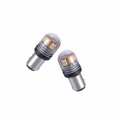 Putco HC1156R LumaCore 1156 Red , Pair (x3 Strobe with Bright Stop)