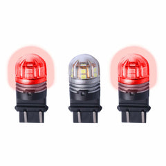 Putco HC1156R LumaCore 1156 Red , Pair (x3 Strobe with Bright Stop)