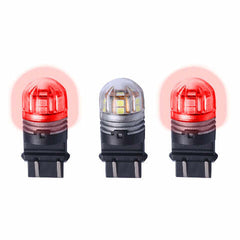 Putco HC1157R LumaCore 1157 Red , Pair (x3 Strobe with Bright Stop)