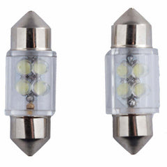 PROWORX Festoon 31MM  4LED  AMBER Pair PW31MMA