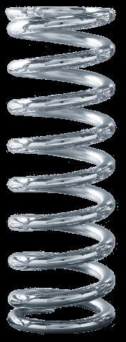QA1 10CS140 Spring Chrome Silicon 2-1/2 Id 10-140 Lbs Chrome Plated