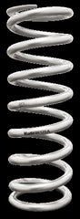 QA1 10HT250 Spring, Cr-Si High Travel 2-1/2 inch Id 10 inch X 250 Lbs/In. Silver Pwdr Coat