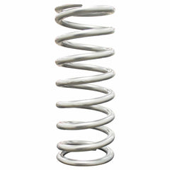 QA1 10HT400 Spring, Cr-Si High Travel 2-1/2 inch Id 10 inch X 400 Lbs/In. Silver Pwdr Coat