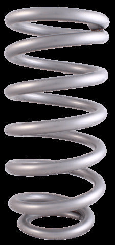 QA1 10HTBF400 Spring, Cr-Si Ht High Travel 4.125 inch 10 inch X 400 Lbs/In. Tapered Silver Pc
