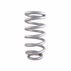 QA1 10HTBF400 Spring, Cr-Si Ht High Travel 4.125 inch 10 inch X 400 Lbs/In. Tapered Silver Pc