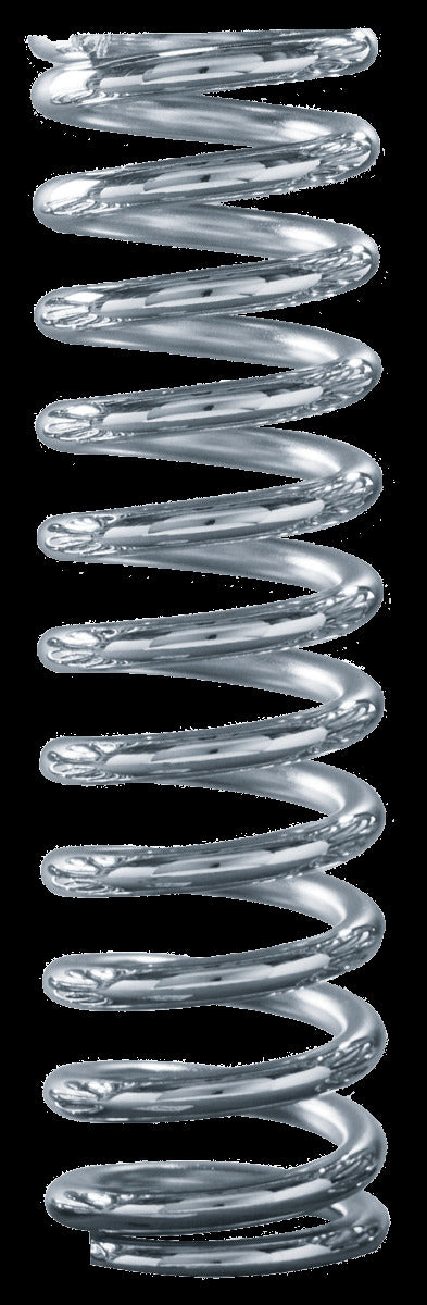 QA1 12CS550 Spring Chrome Silicon 2-1/2 Id 12-550 Lbs Chrome Plated