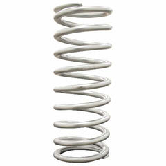 QA1 12HT500 Spring, Cr-Si High Travel 2-1/2 inch Id 12 inch X 500 Lbs/In. Silver Pwdr Coat