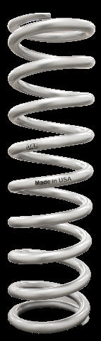 QA1 12HT500 Spring, Cr-Si High Travel 2-1/2 inch Id 12 inch X 500 Lbs/In. Silver Pwdr Coat