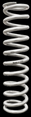 QA1 14HT300 Spring, Cr-Si High Travel 2-1/2 inch Id 14 inch X 300 Lbs/In. Silver Pwdr Coat
