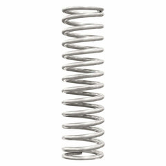 QA1 16HT100 Spring, Cr-Si High Travel 2-1/2 inch Id 16 inch X 100 Lbs/In. Silver Pwdr Coat