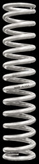 QA1 16HT200 Spring, Cr-Si High Travel 2-1/2 inch Id 16 inch X 200 Lbs/In. Silver Pwdr Coat