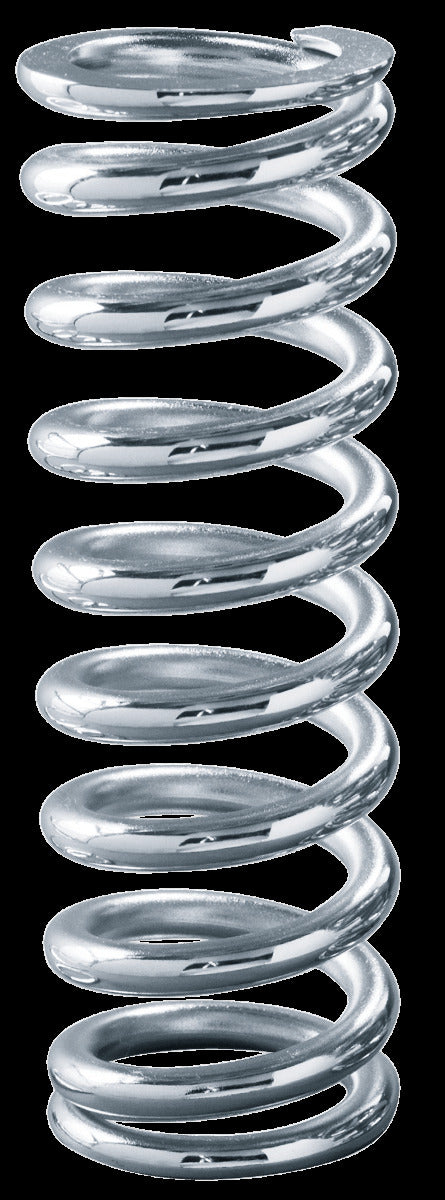 QA1 8SM350 Spring Chrome Silicon 1-7/8 Id 8-350 Lbs Chrome Plated